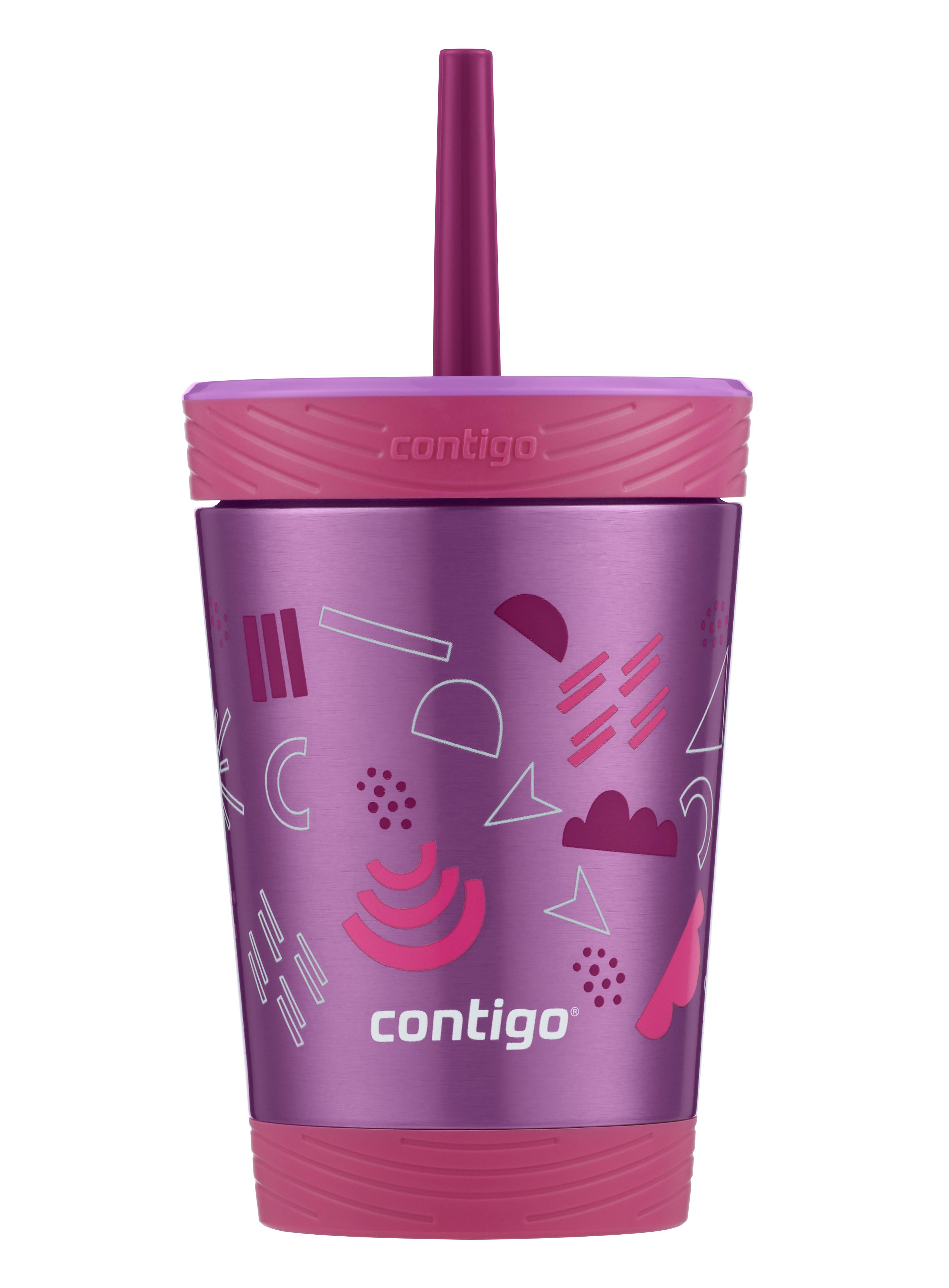 Kids Spill-Proof Stainless Steel Tumbler with Straw and THERMALOCK®, 12 oz
